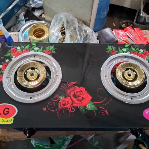 LG Pro Premium Glass Gas Stove - Double Burner
