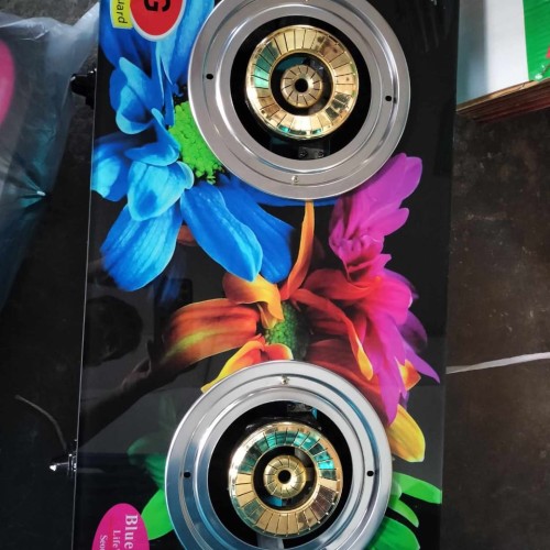 LG Pro Premium Glass Gas Stove - Double Burner