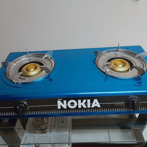 New Nokia Premium Glass Gas Stove - Double Burner