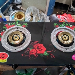 LG Pro Premium Glass Gas Stove - Double Burner